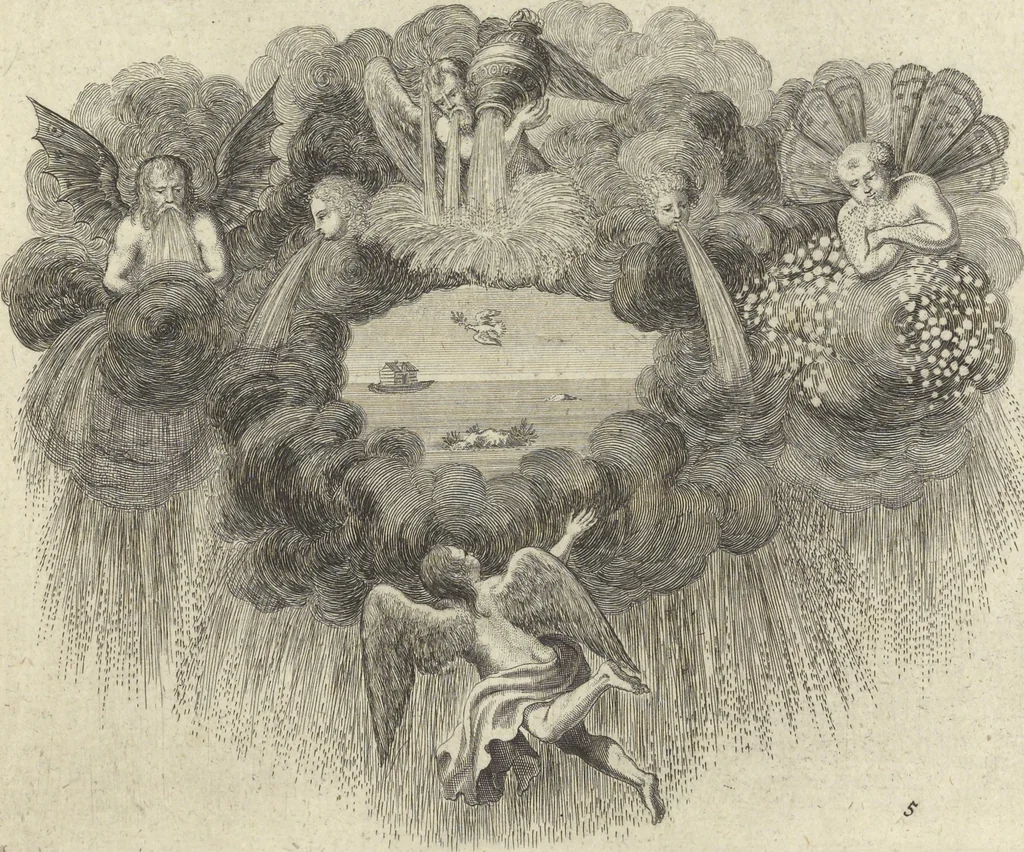 An illustration from Historische Bilder-Bibel : welche besteht in Fünff Theill, 1700, leaf 18