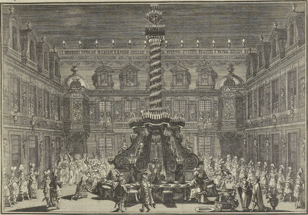 An illustration from Historische Bilder-Bibel : welche besteht in Fünff Theill, 1700, leaf 182