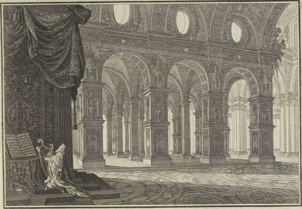 An illustration from Historische Bilder-Bibel : welche besteht in Fünff Theill, 1700, leaf 186