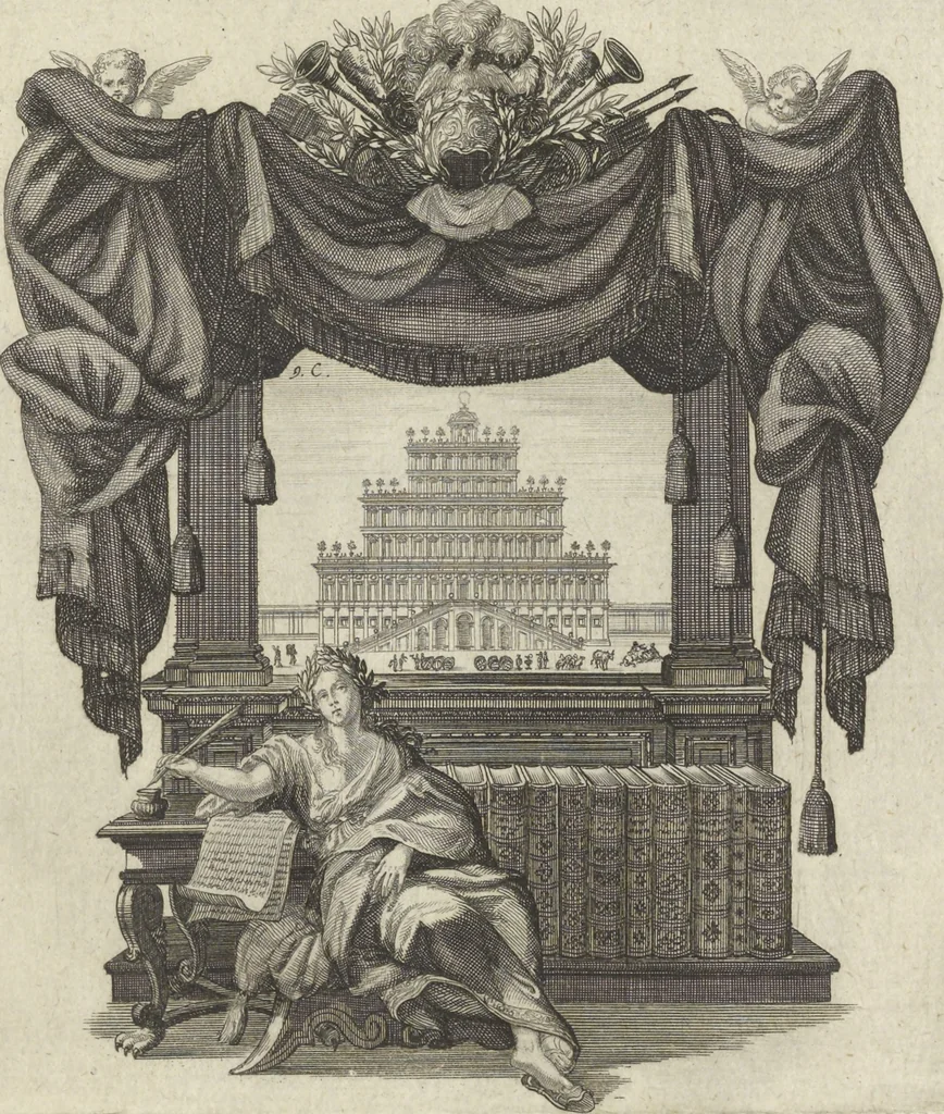 An illustration from Historische Bilder-Bibel : welche besteht in Fünff Theill, 1700, leaf 188
