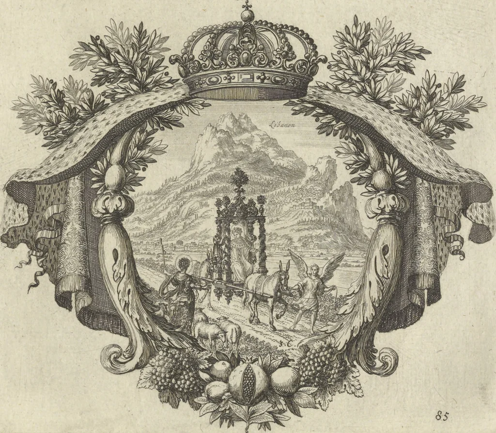 An illustration from Historische Bilder-Bibel : welche besteht in Fünff Theill, 1700, leaf 192