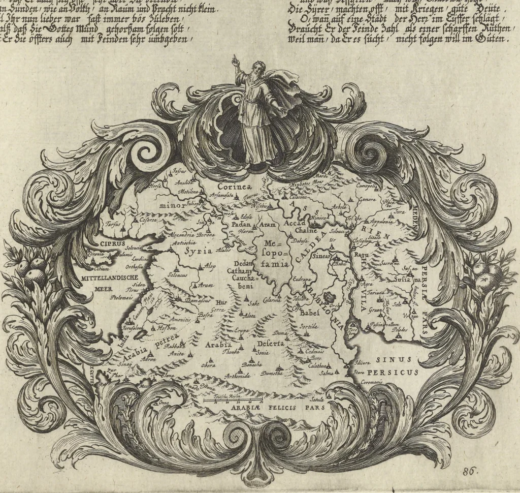 An illustration from Historische Bilder-Bibel : welche besteht in Fünff Theill, 1700, leaf 194