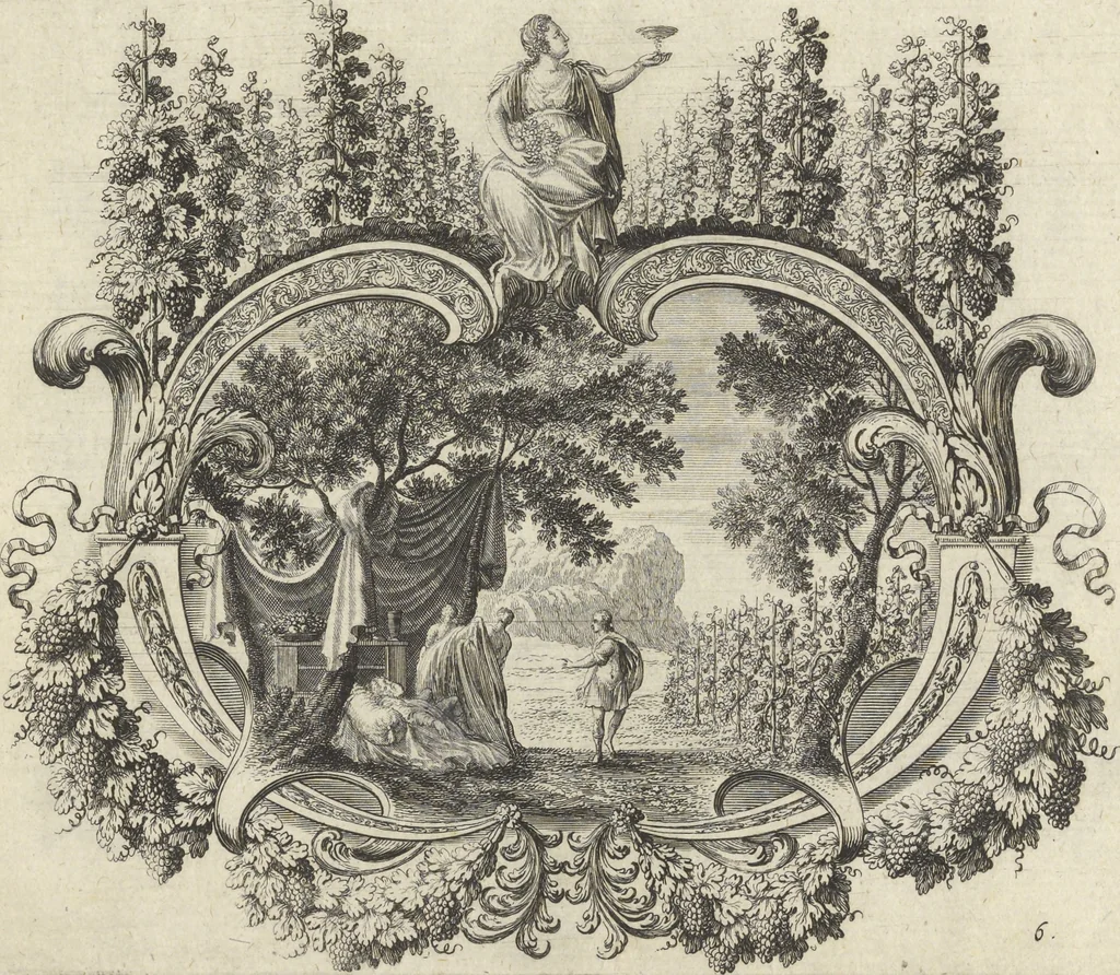An illustration from Historische Bilder-Bibel : welche besteht in Fünff Theill, 1700, leaf 20