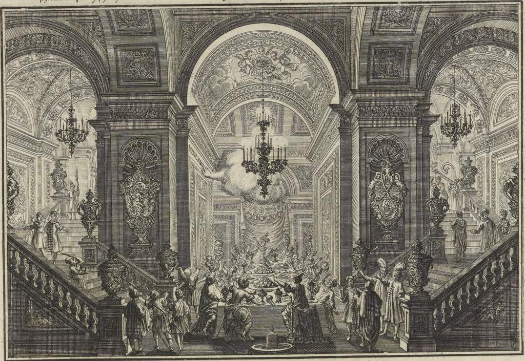An illustration from Historische Bilder-Bibel : welche besteht in Fünff Theill, 1700, leaf 204
