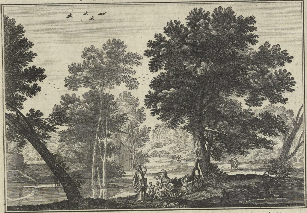 An illustration from Historische Bilder-Bibel : welche besteht in Fünff Theill, 1700, leaf 206