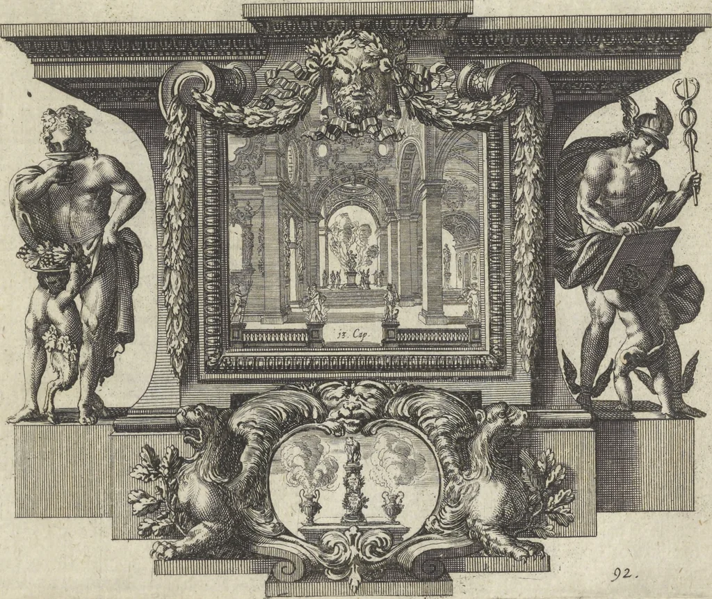 An illustration from Historische Bilder-Bibel : welche besteht in Fünff Theill, 1700, leaf 206