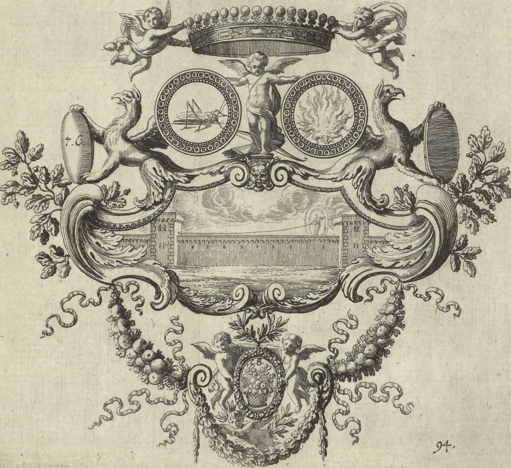 An illustration from Historische Bilder-Bibel : welche besteht in Fünff Theill, 1700, leaf 210