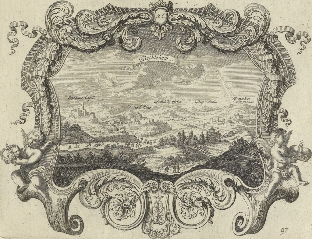 An illustration from Historische Bilder-Bibel : welche besteht in Fünff Theill, 1700, leaf 216