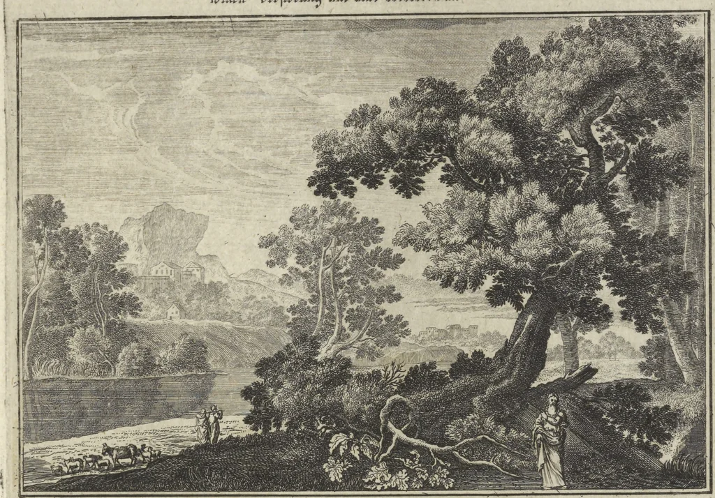 An illustration from Historische Bilder-Bibel : welche besteht in Fünff Theill, 1700, leaf 218