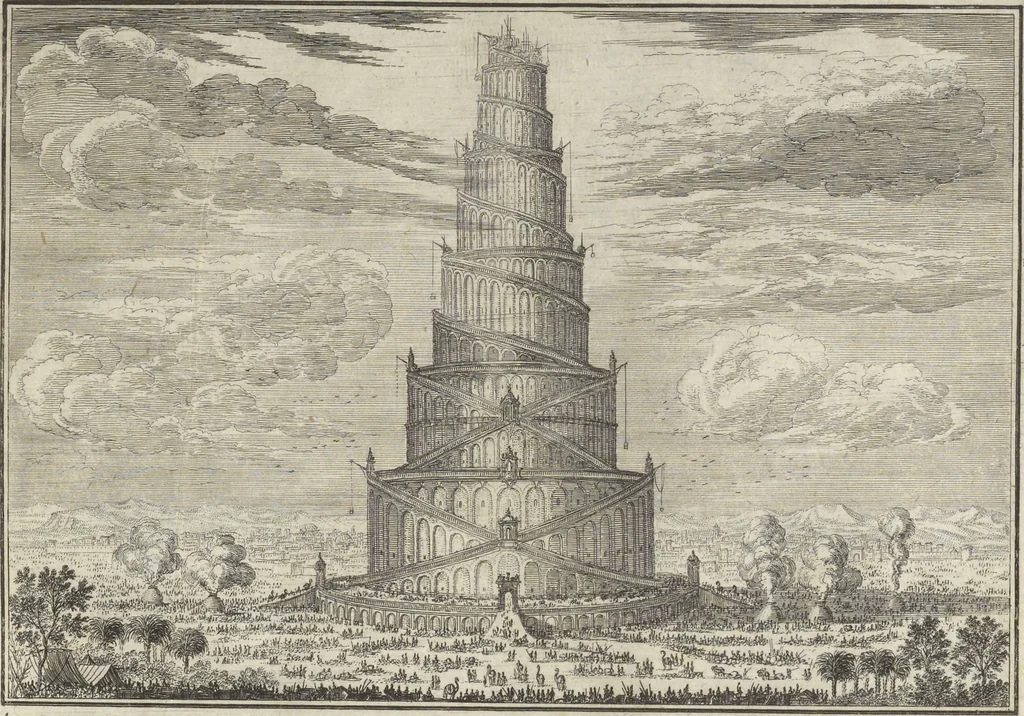 An illustration from Historische Bilder-Bibel : welche besteht in Fünff Theill, 1700, leaf 22