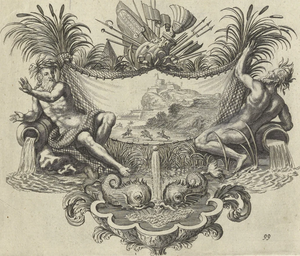 An illustration from Historische Bilder-Bibel : welche besteht in Fünff Theill, 1700, leaf 220