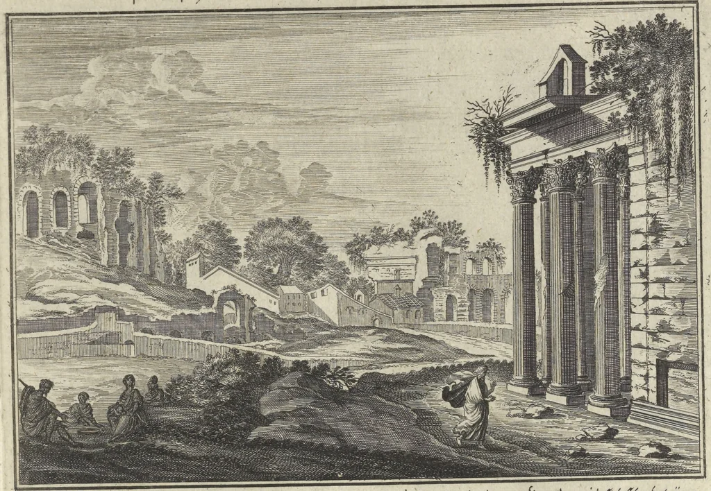 An illustration from Historische Bilder-Bibel : welche besteht in Fünff Theill, 1700, leaf 224