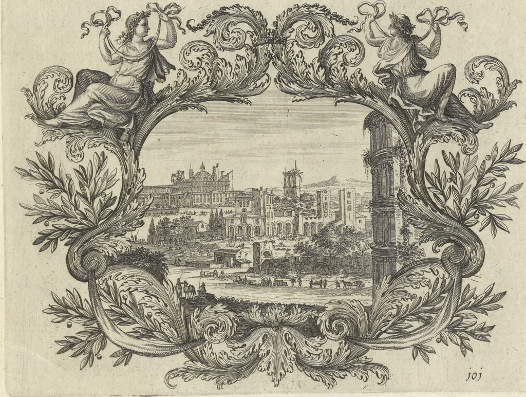 An illustration from Historische Bilder-Bibel : welche besteht in Fünff Theill, 1700, leaf 224