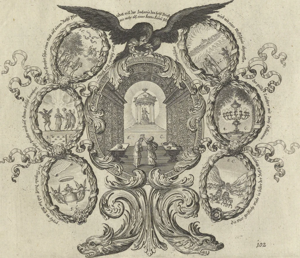 An illustration from Historische Bilder-Bibel : welche besteht in Fünff Theill, 1700, leaf 226