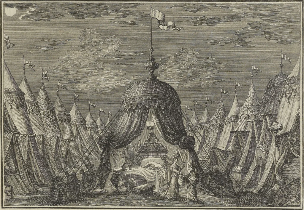 An illustration from Historische Bilder-Bibel : welche besteht in Fünff Theill, 1700, leaf 230
