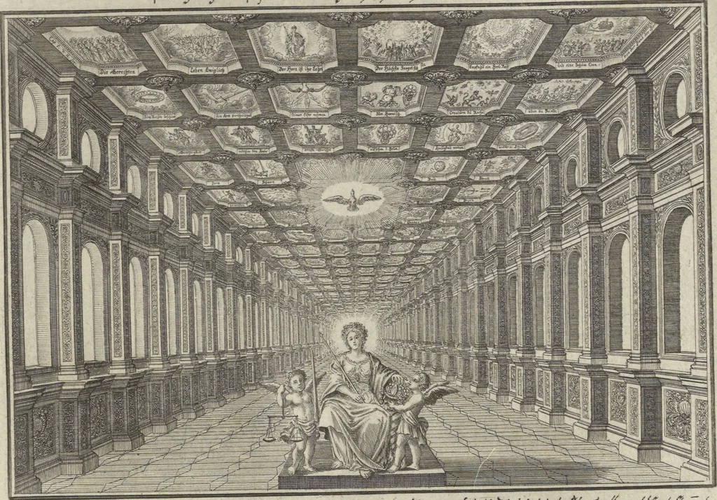 An illustration from Historische Bilder-Bibel : welche besteht in Fünff Theill, 1700, leaf 232
