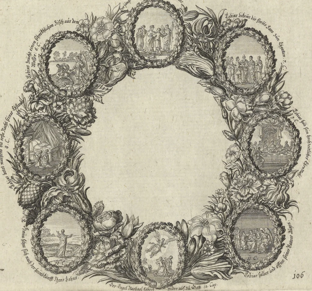 An illustration from Historische Bilder-Bibel : welche besteht in Fünff Theill, 1700, leaf 234