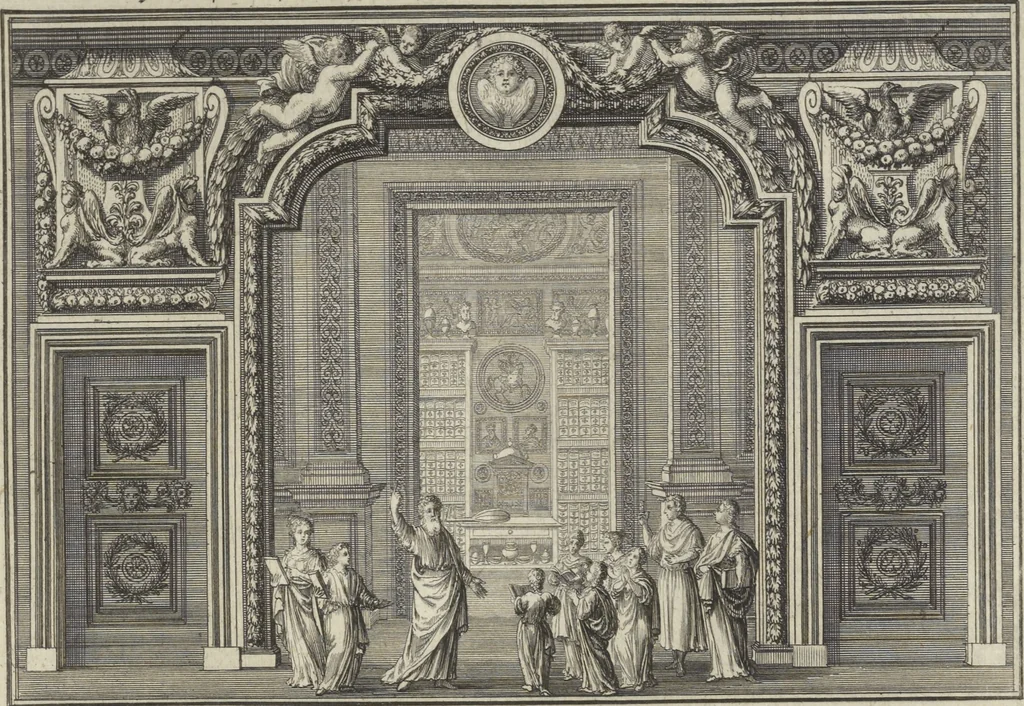 An illustration from Historische Bilder-Bibel : welche besteht in Fünff Theill, 1700, leaf 236