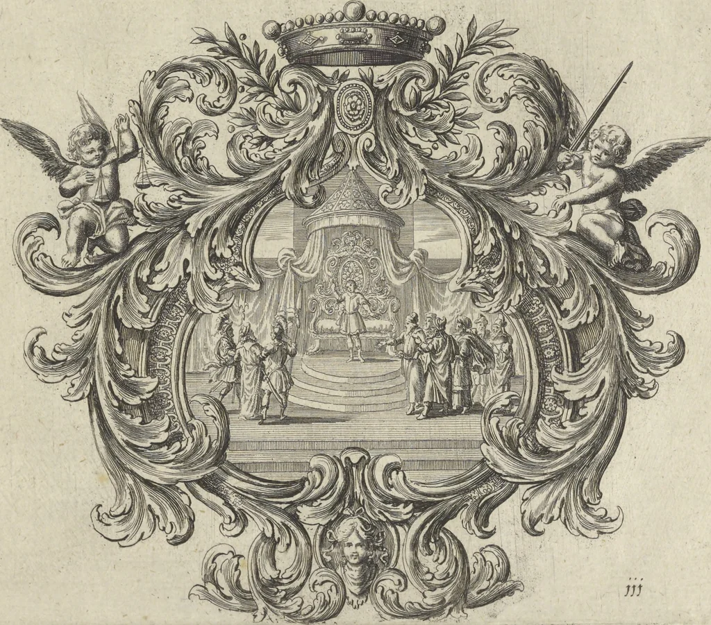 An illustration from Historische Bilder-Bibel : welche besteht in Fünff Theill, 1700, leaf 244