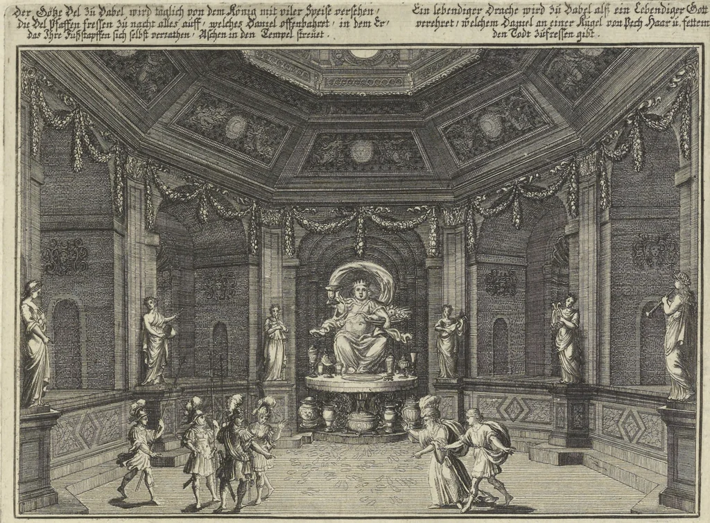 An illustration from Historische Bilder-Bibel : welche besteht in Fünff Theill, 1700, leaf 246