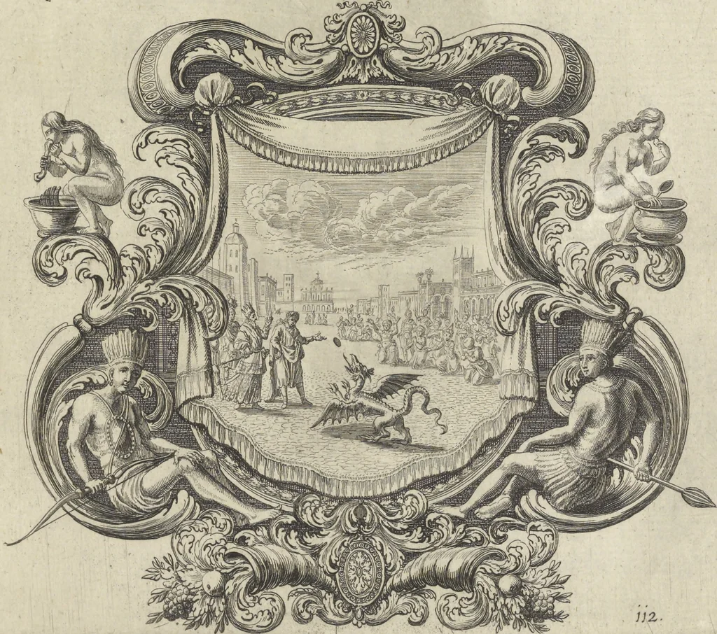 An illustration from Historische Bilder-Bibel : welche besteht in Fünff Theill, 1700, leaf 246