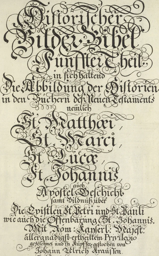 An illustration from Historische Bilder-Bibel : welche besteht in Fünff Theill, 1700, leaf 248