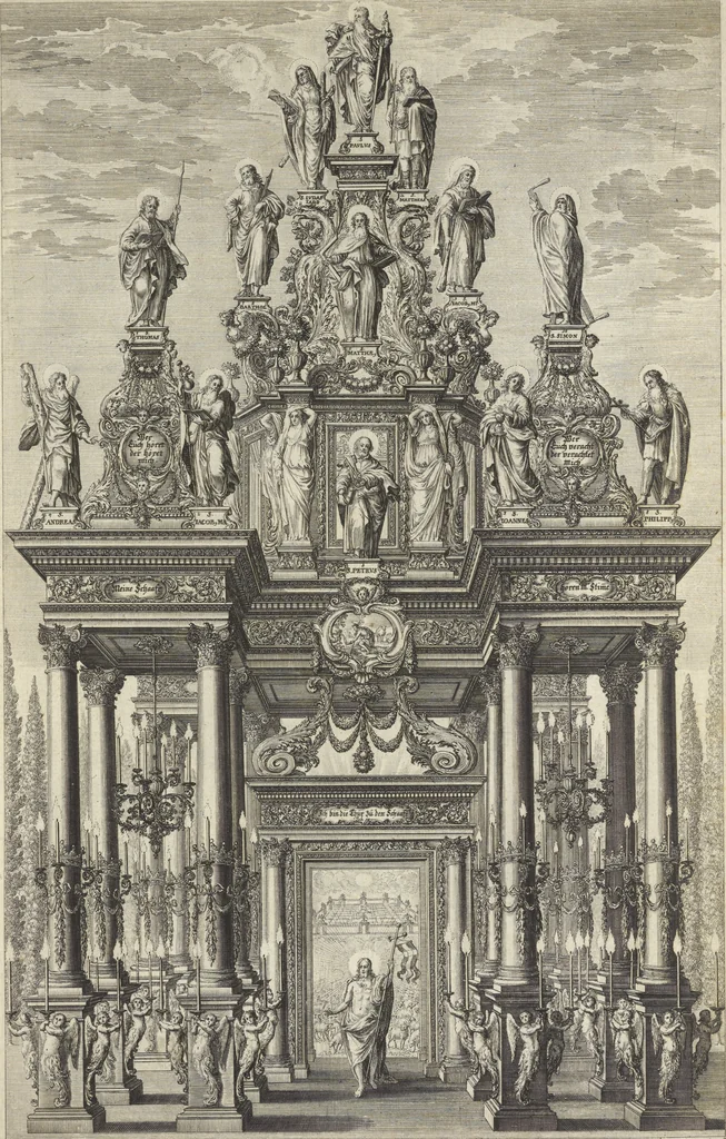 An illustration from Historische Bilder-Bibel : welche besteht in Fünff Theill, 1700, leaf 250