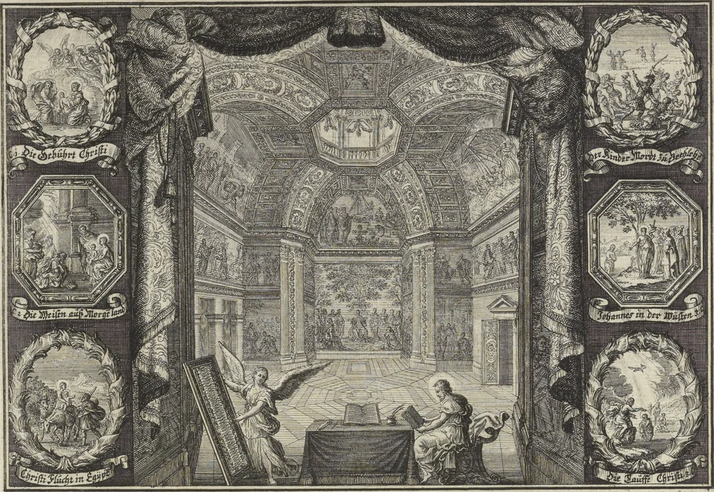 An illustration from Historische Bilder-Bibel : welche besteht in Fünff Theill, 1700, leaf 252