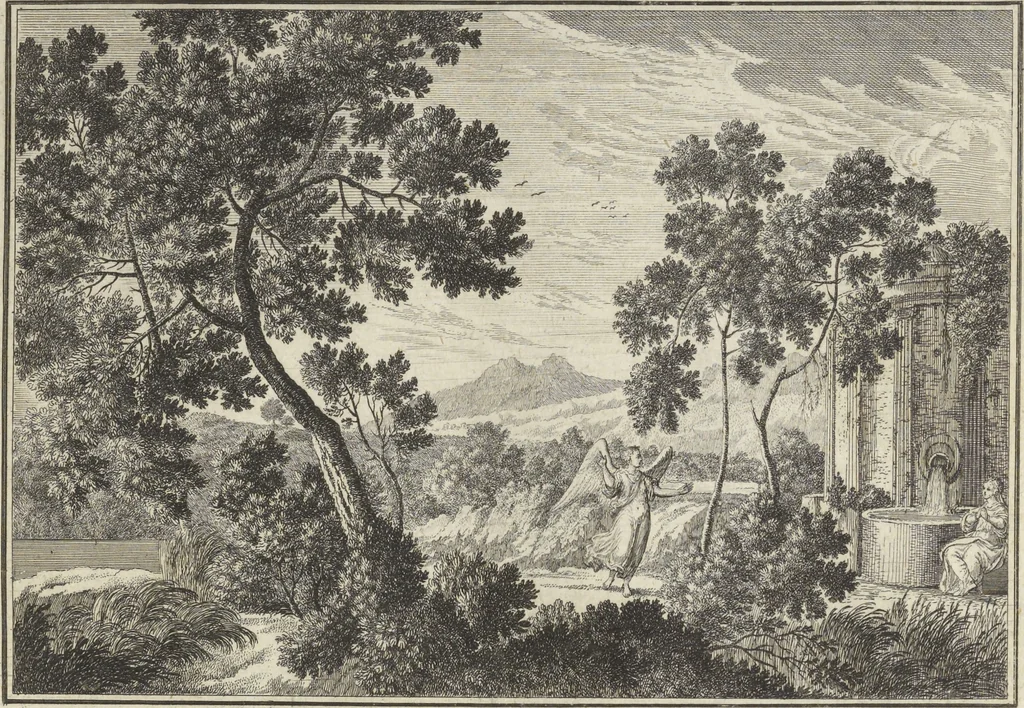 An illustration from Historische Bilder-Bibel : welche besteht in Fünff Theill, 1700, leaf 26