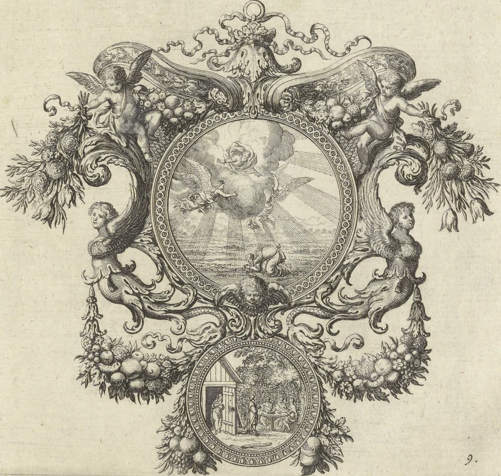An illustration from Historische Bilder-Bibel : welche besteht in Fünff Theill, 1700, leaf 26