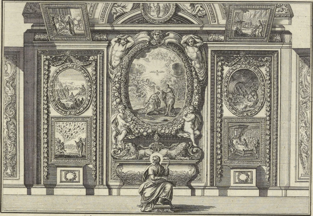 An illustration from Historische Bilder-Bibel : welche besteht in Fünff Theill, 1700, leaf 260