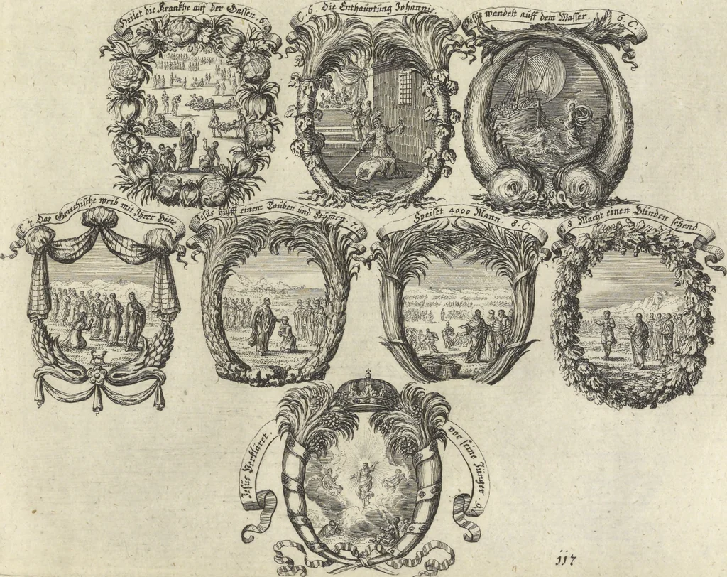 An illustration from Historische Bilder-Bibel : welche besteht in Fünff Theill, 1700, leaf 260