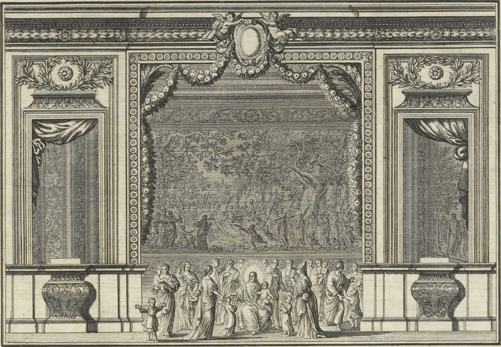 An illustration from Historische Bilder-Bibel : welche besteht in Fünff Theill, 1700, leaf 262