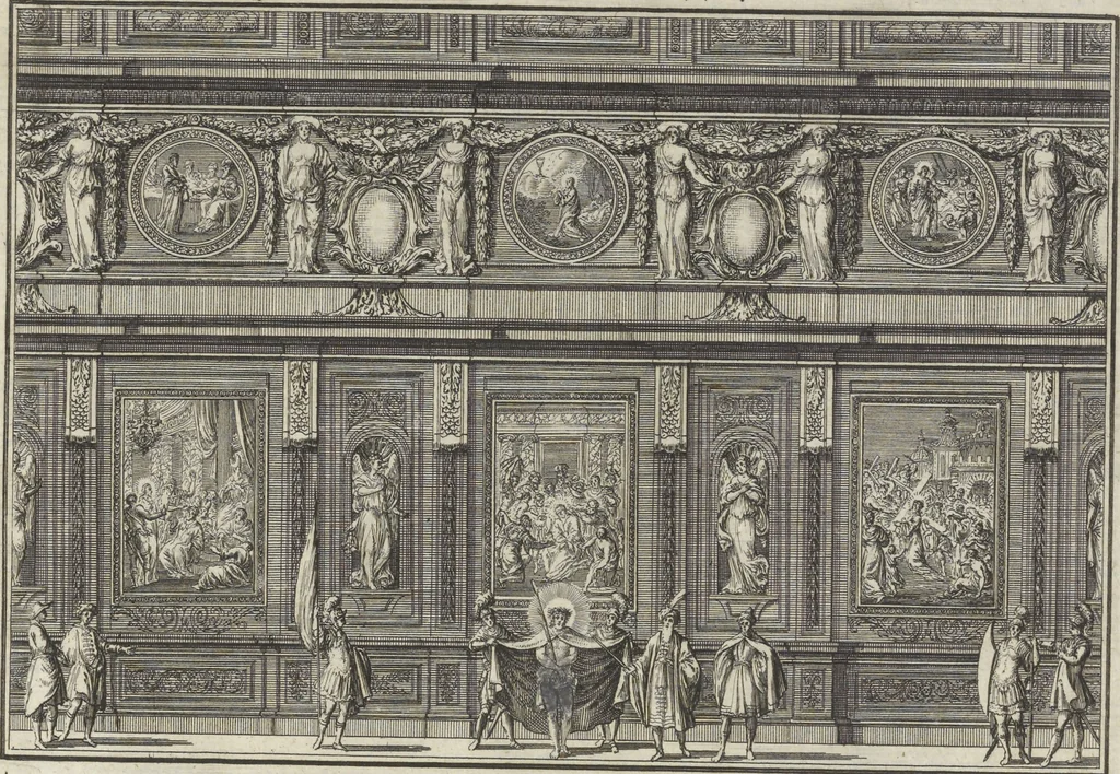 An illustration from Historische Bilder-Bibel : welche besteht in Fünff Theill, 1700, leaf 264