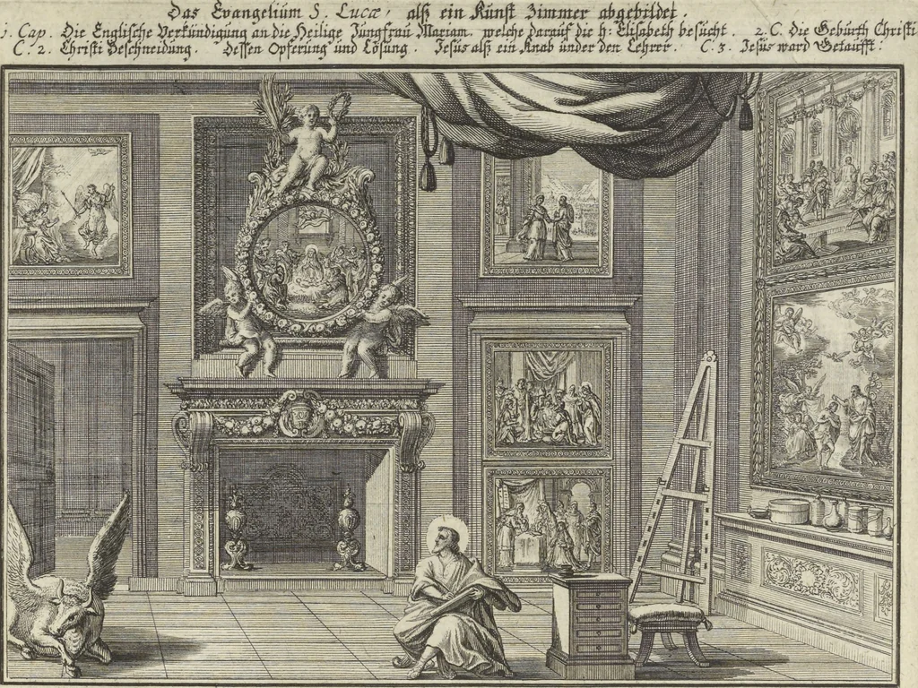 An illustration from Historische Bilder-Bibel : welche besteht in Fünff Theill, 1700, leaf 266