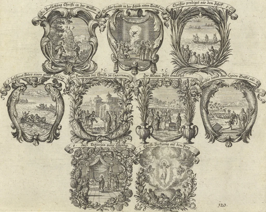 An illustration from Historische Bilder-Bibel : welche besteht in Fünff Theill, 1700, leaf 266