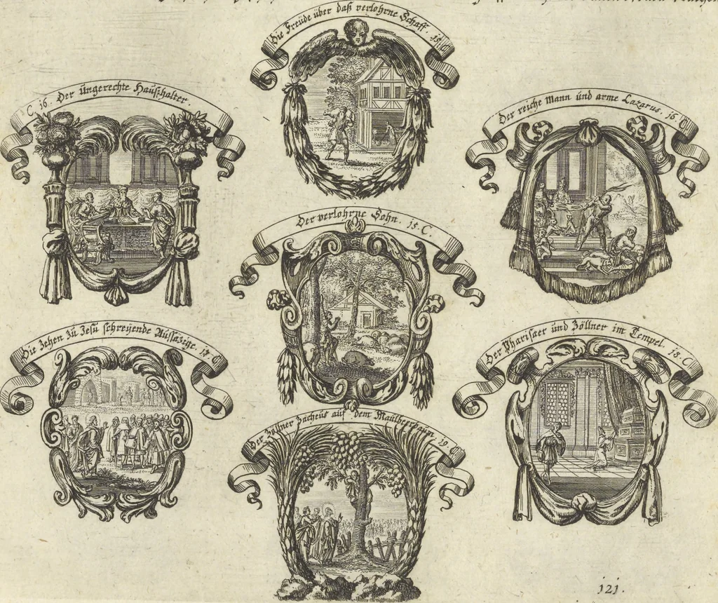 An illustration from Historische Bilder-Bibel : welche besteht in Fünff Theill, 1700, leaf 268