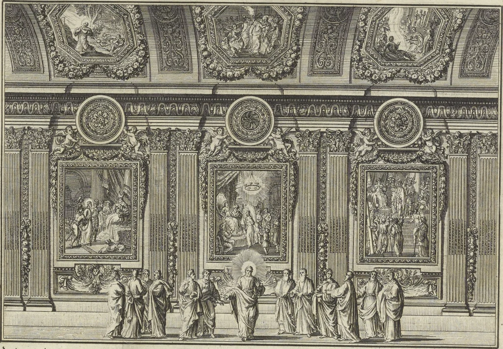 An illustration from Historische Bilder-Bibel : welche besteht in Fünff Theill, 1700, leaf 270