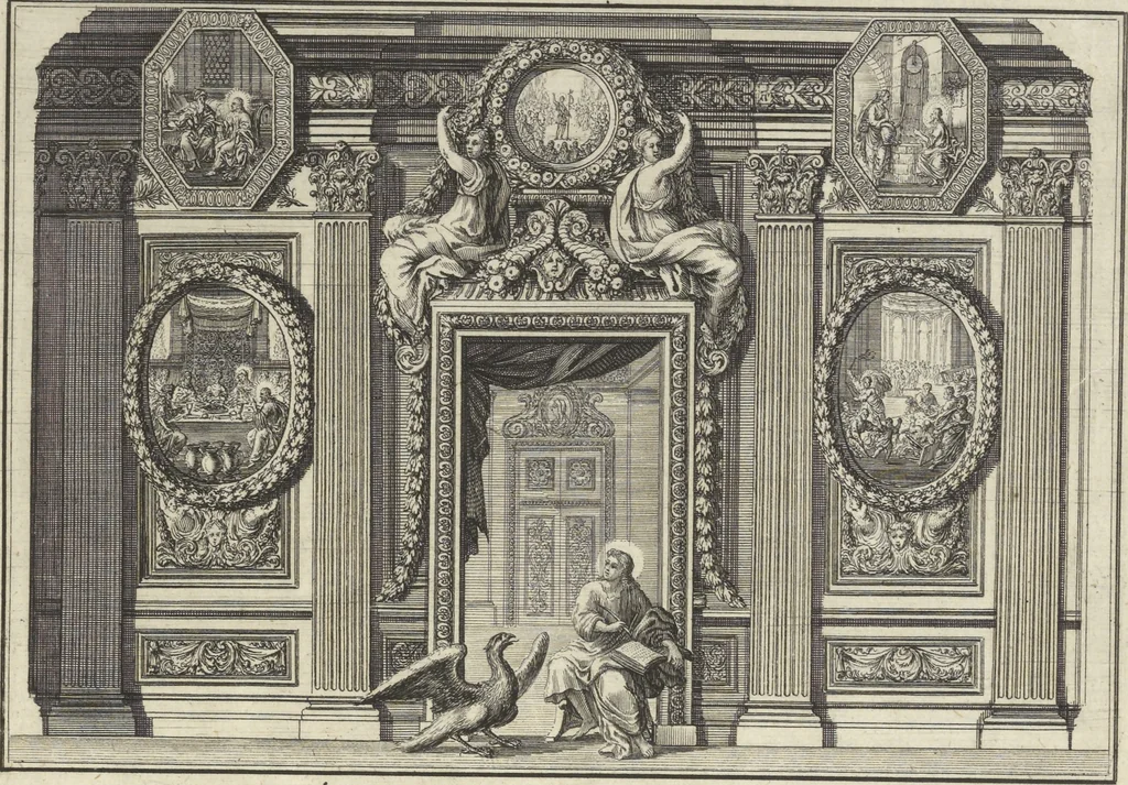 An illustration from Historische Bilder-Bibel : welche besteht in Fünff Theill, 1700, leaf 272