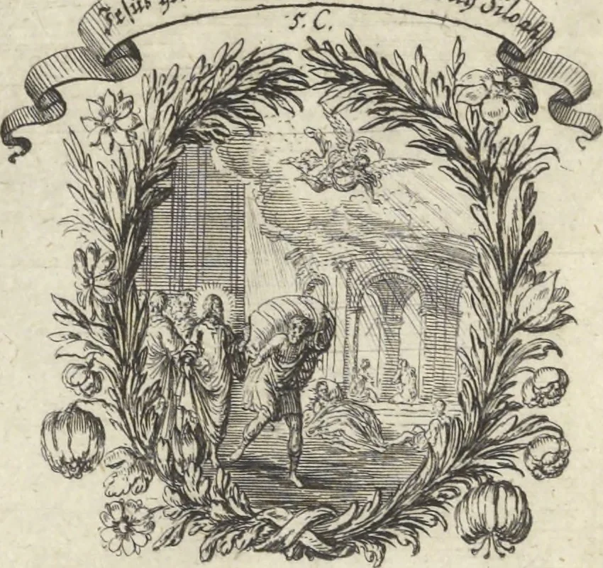 An illustration from Historische Bilder-Bibel : welche besteht in Fünff Theill, 1700, leaf 272