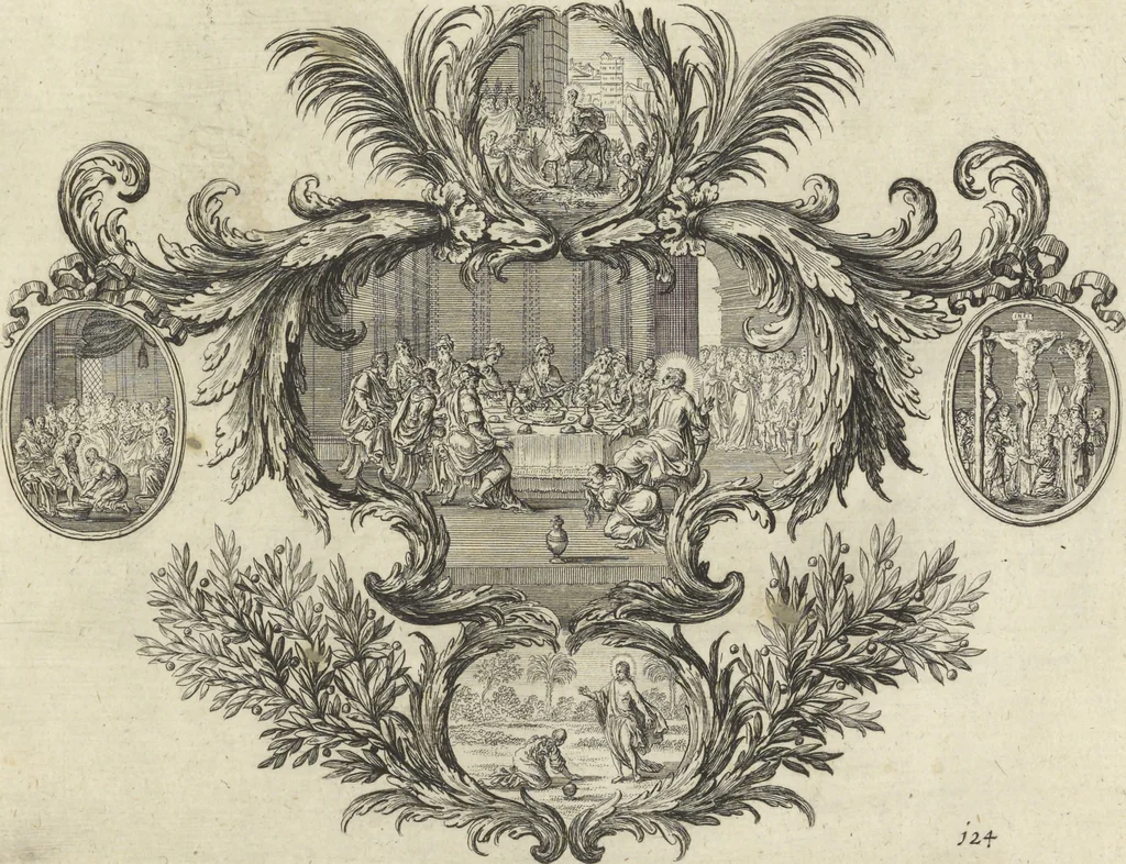 An illustration from Historische Bilder-Bibel : welche besteht in Fünff Theill, 1700, leaf 274