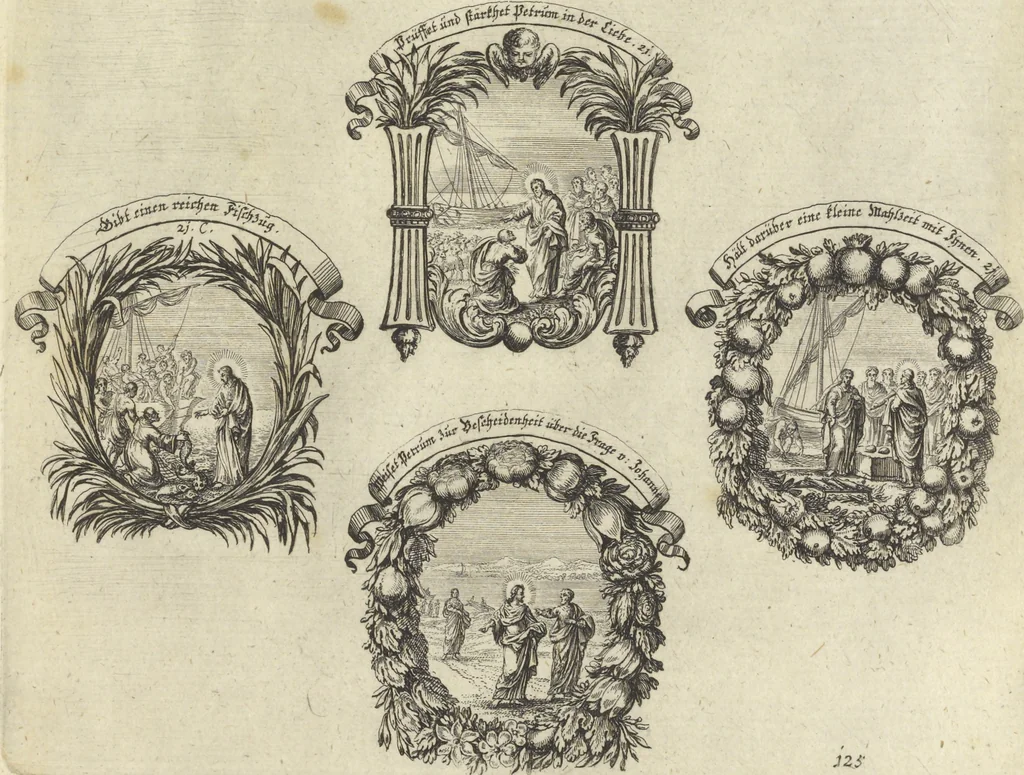 An illustration from Historische Bilder-Bibel : welche besteht in Fünff Theill, 1700, leaf 276