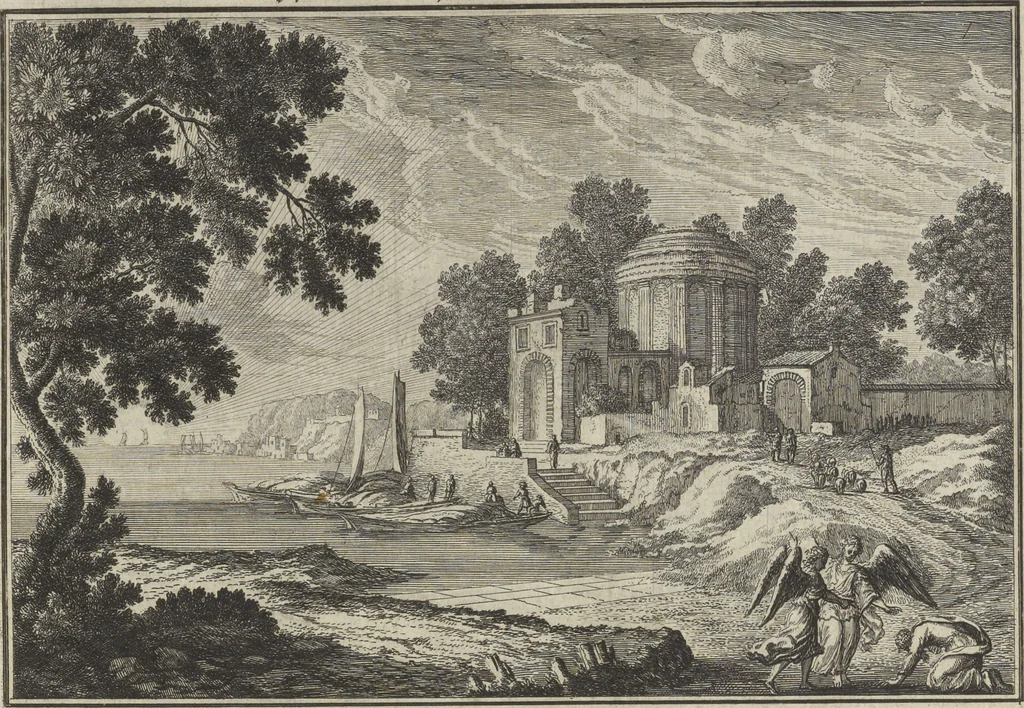 An illustration from Historische Bilder-Bibel : welche besteht in Fünff Theill, 1700, leaf 28