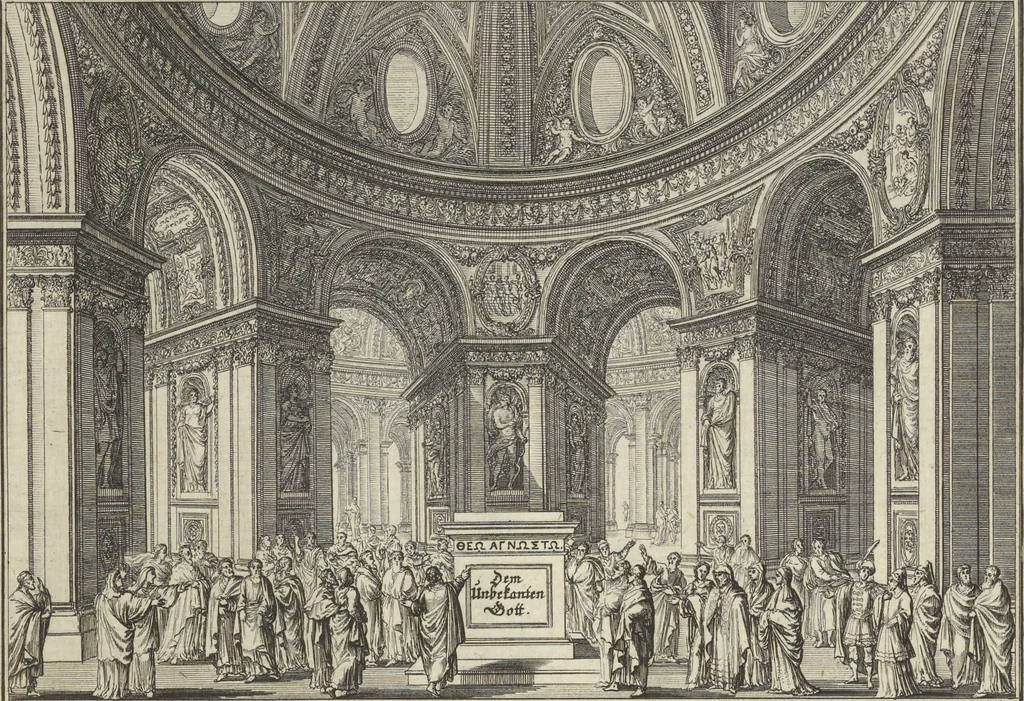 An illustration from Historische Bilder-Bibel : welche besteht in Fünff Theill, 1700, leaf 282