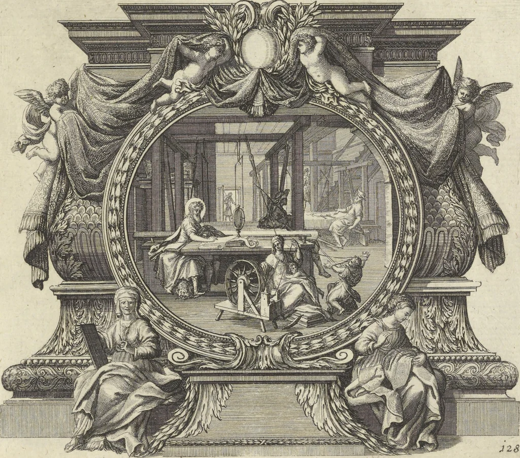 An illustration from Historische Bilder-Bibel : welche besteht in Fünff Theill, 1700, leaf 282