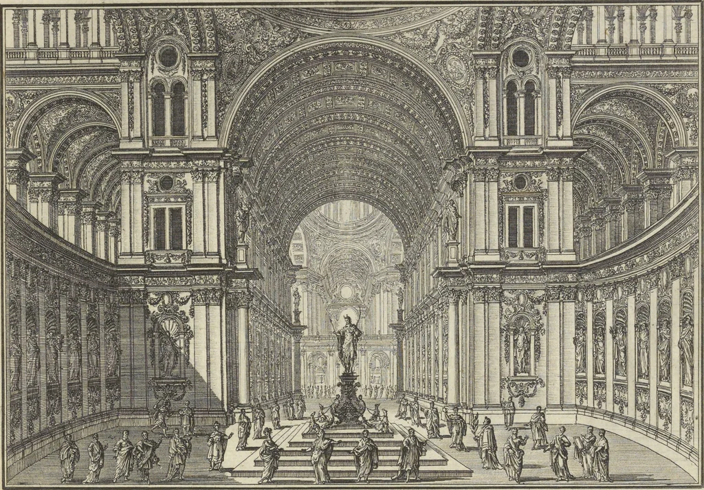 An illustration from Historische Bilder-Bibel : welche besteht in Fünff Theill, 1700, leaf 284