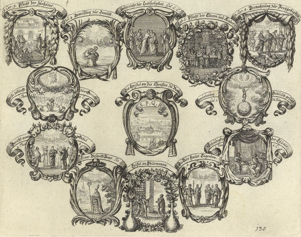An illustration from Historische Bilder-Bibel : welche besteht in Fünff Theill, 1700, leaf 286