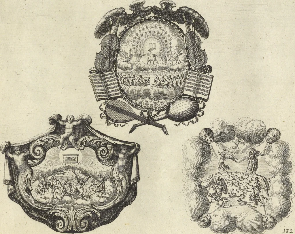 An illustration from Historische Bilder-Bibel : welche besteht in Fünff Theill, 1700, leaf 290