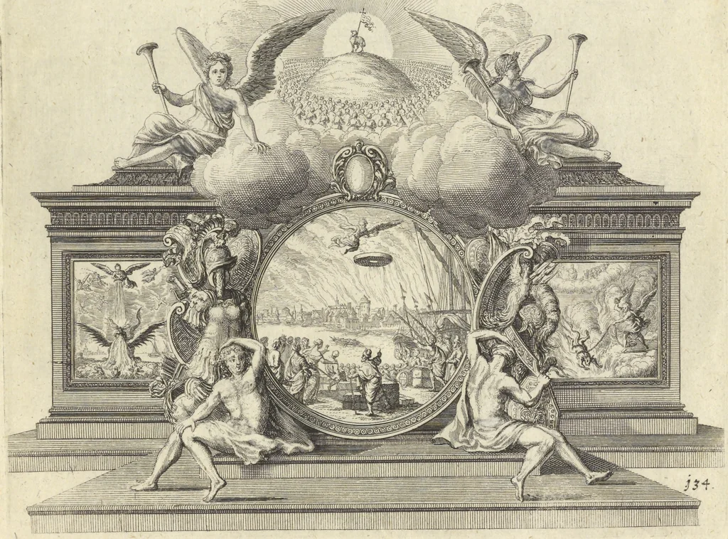 An illustration from Historische Bilder-Bibel : welche besteht in Fünff Theill, 1700, leaf 294
