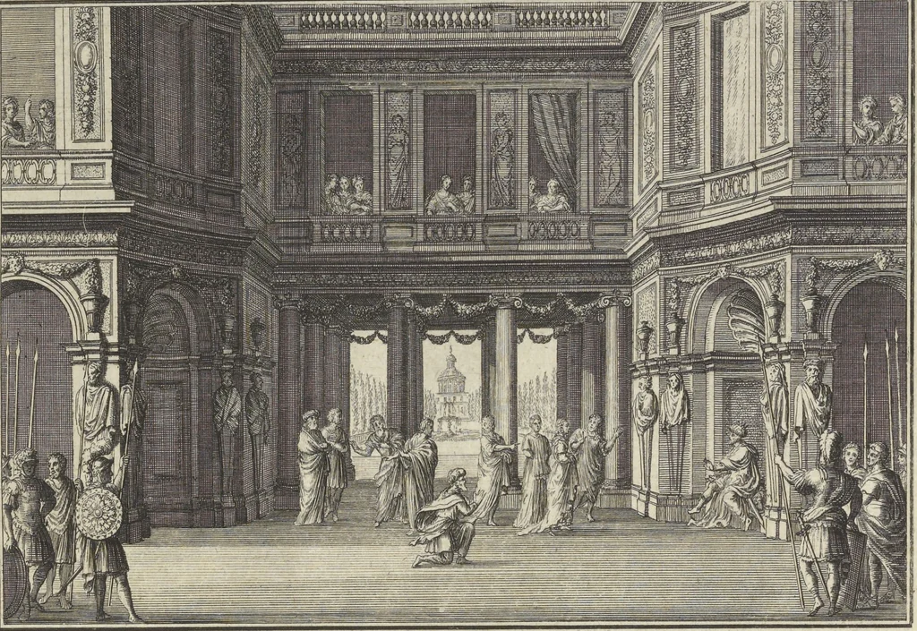 An illustration from Historische Bilder-Bibel : welche besteht in Fünff Theill, 1700, leaf 30